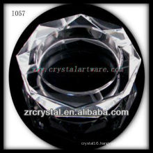 K9 Crystal Ashtray with Octagon Shape